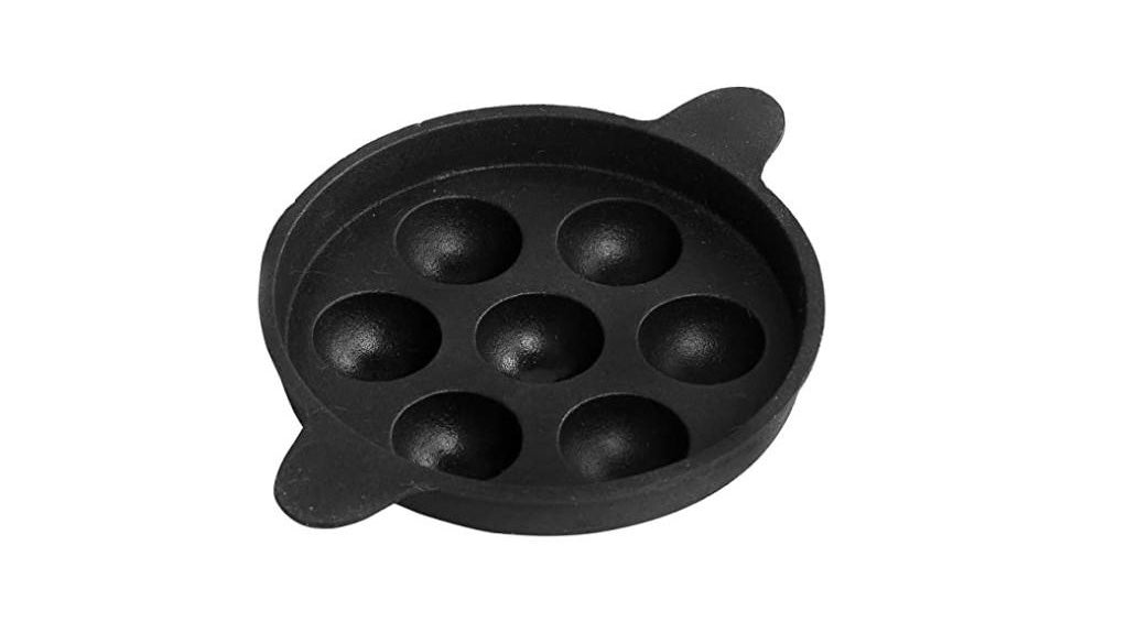 Traditional Cast Iron Unniyappam Pan (paniyaram Chatti)buy Online 